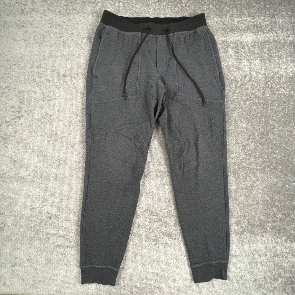 Lululemon At Ease Jogger Mens Large Gray Running Athliesure Run Lift  LM5642S